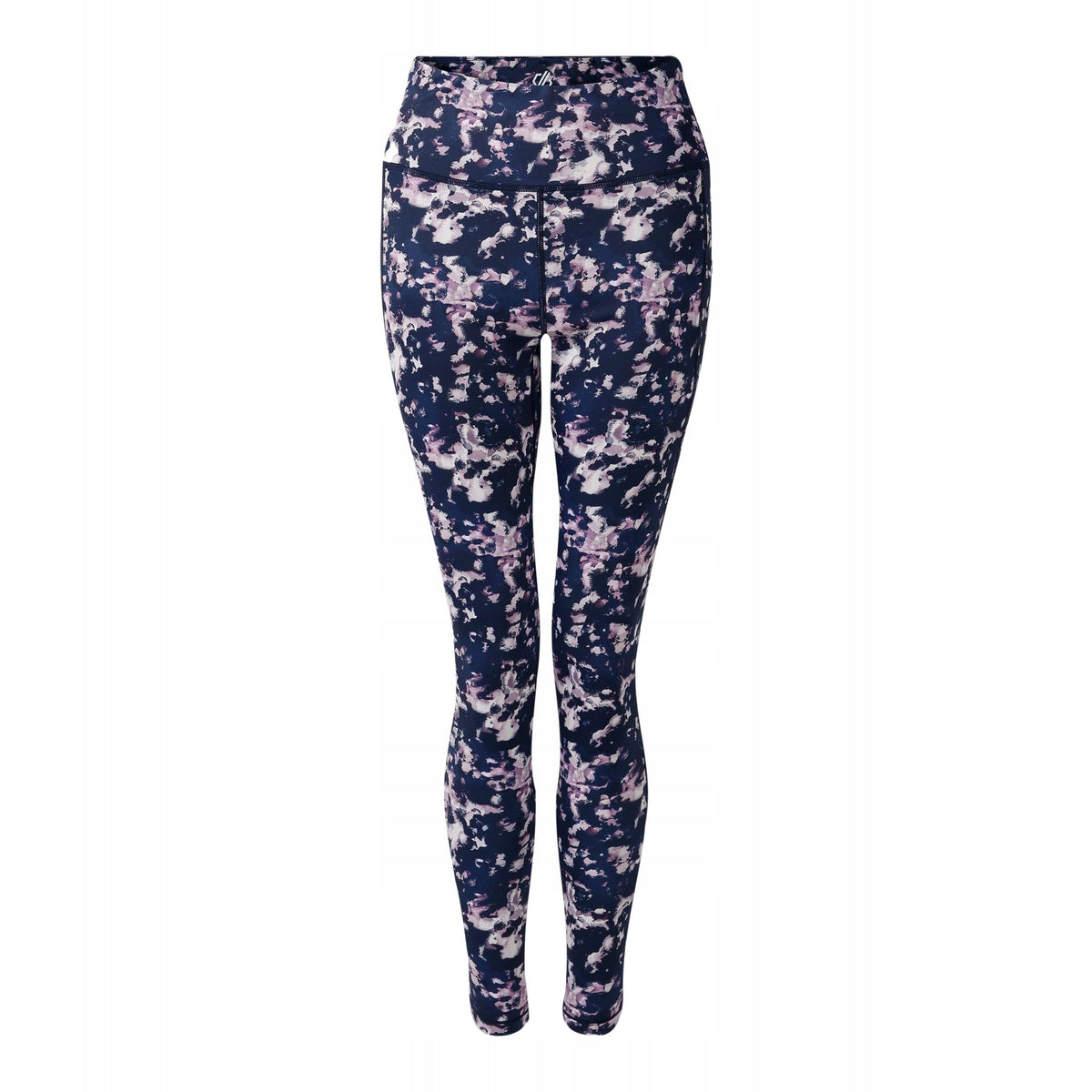 Navy Ink - Front - Dare 2B Womens-Ladies Influential II Abstract Leggings