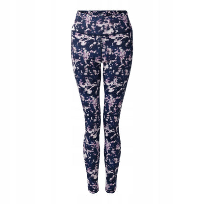 Navy Ink - Front - Dare 2B Womens-Ladies Influential II Abstract Leggings