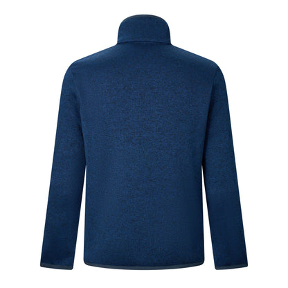 Navy - Back - Regatta Mens Barlee Quarter Zip Fleece Top