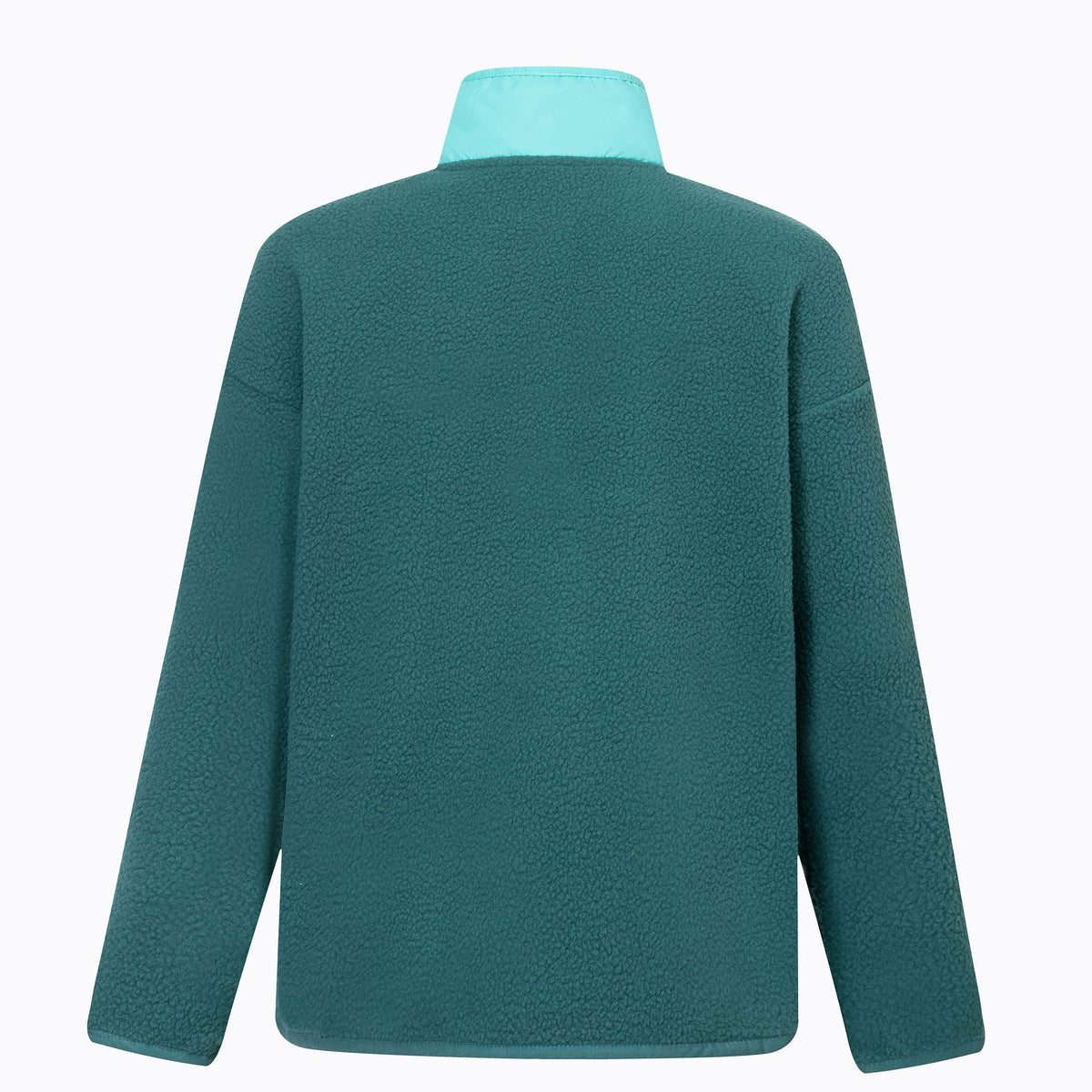 Mediterranea-Turquoise - Back - Regatta Childrens-Kids Eva Button Detail Fleece Top