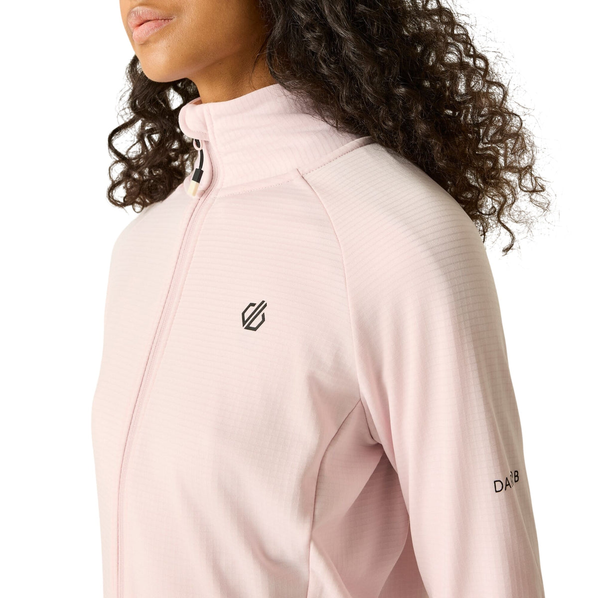 Pink Haze - Pack Shot - Dare 2B Womens-Ladies Lowline Core Stretch Full Zip Midlayer