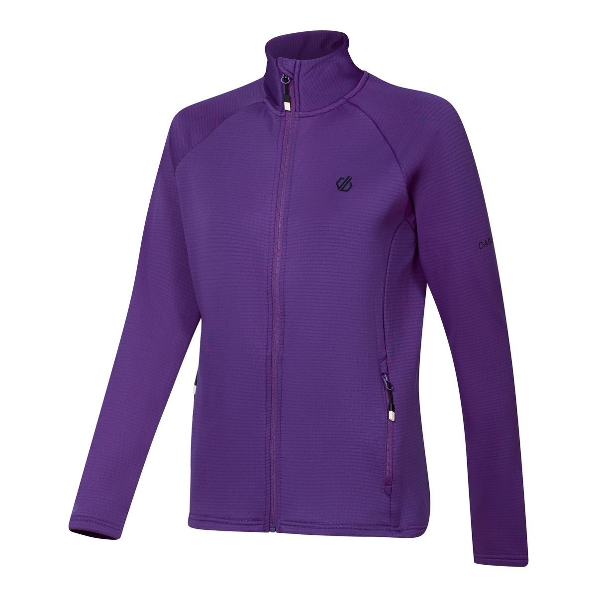 Amaranth - Side - Dare 2B Womens-Ladies Lowline Core Stretch Full Zip Midlayer