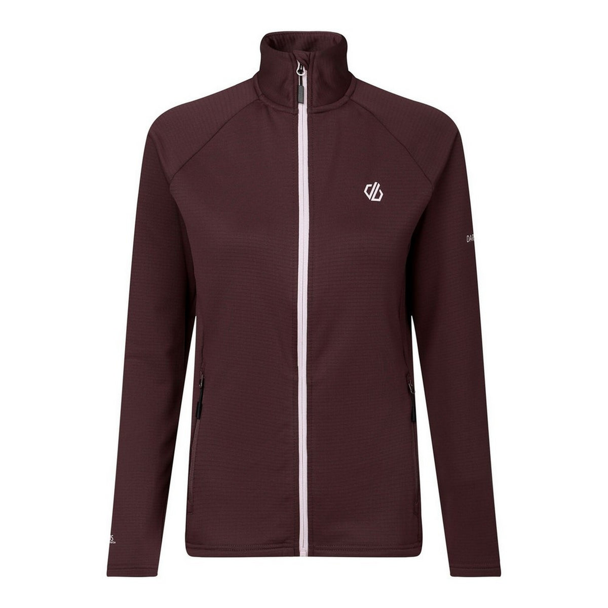 Huckleberry - Front - Dare 2B Womens-Ladies Lowline Core Stretch Full Zip Midlayer