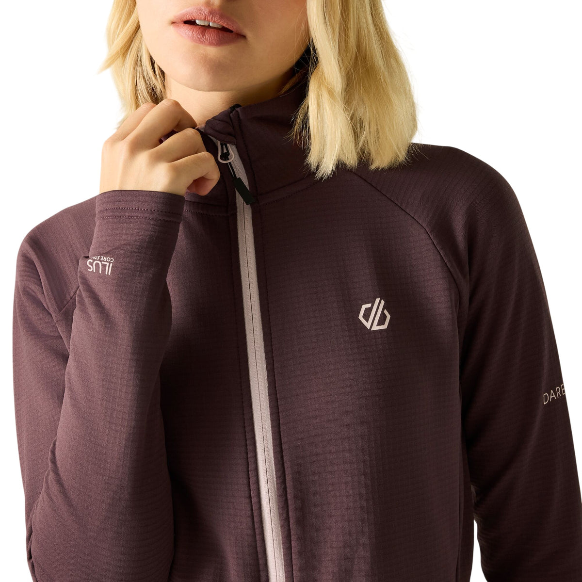 Huckleberry - Lifestyle - Dare 2B Womens-Ladies Lowline Core Stretch Full Zip Midlayer