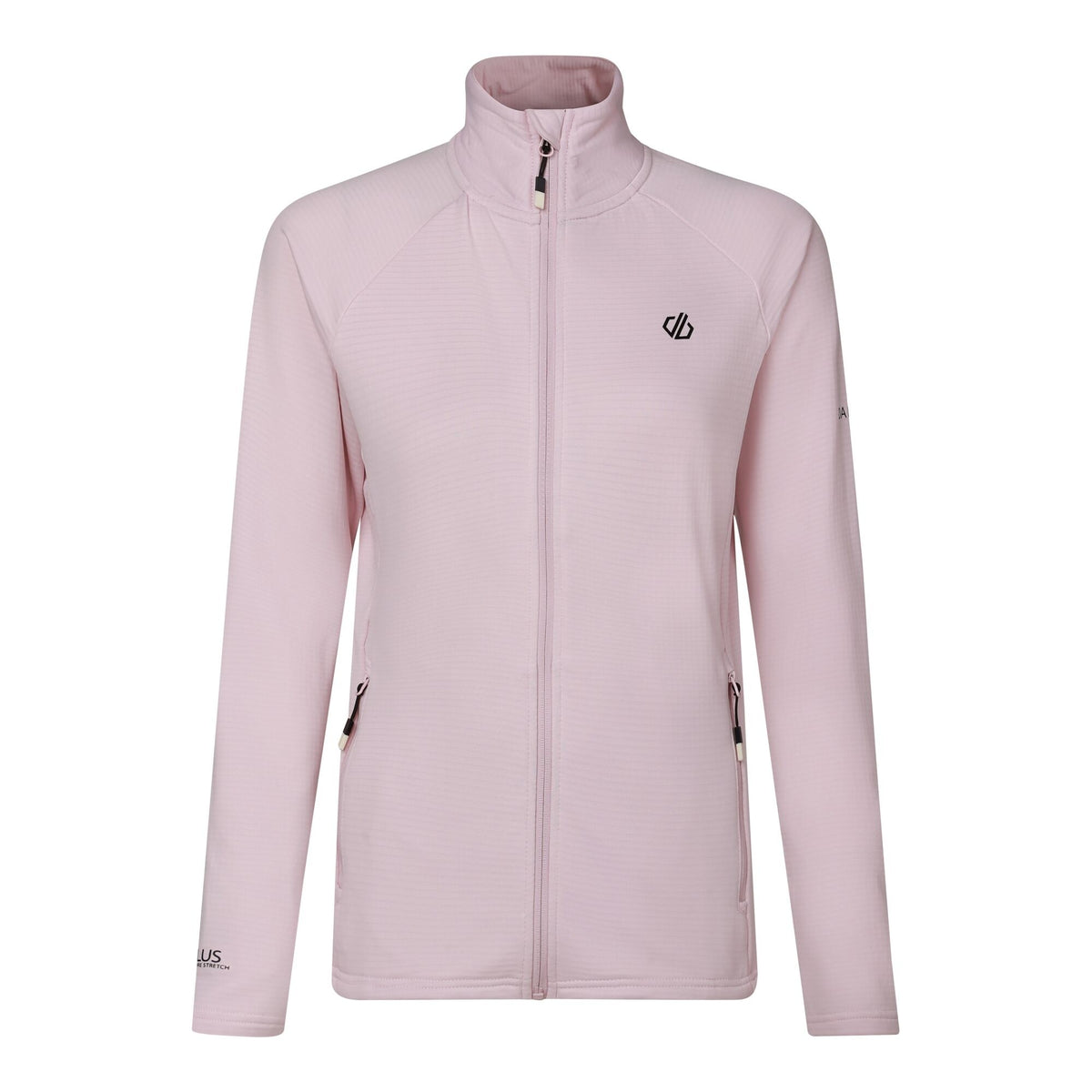 Pink Haze - Front - Dare 2B Womens-Ladies Lowline Core Stretch Full Zip Midlayer