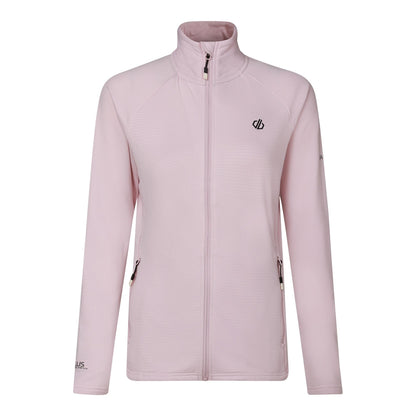 Pink Haze - Front - Dare 2B Womens-Ladies Lowline Core Stretch Full Zip Midlayer