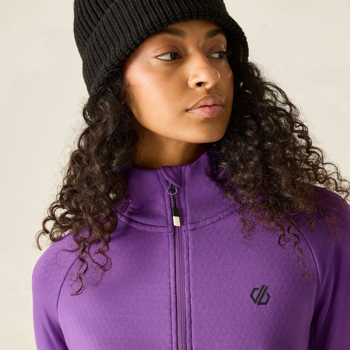Amaranth - Lifestyle - Dare 2B Womens-Ladies Ventura Stretch Hooded Midlayer