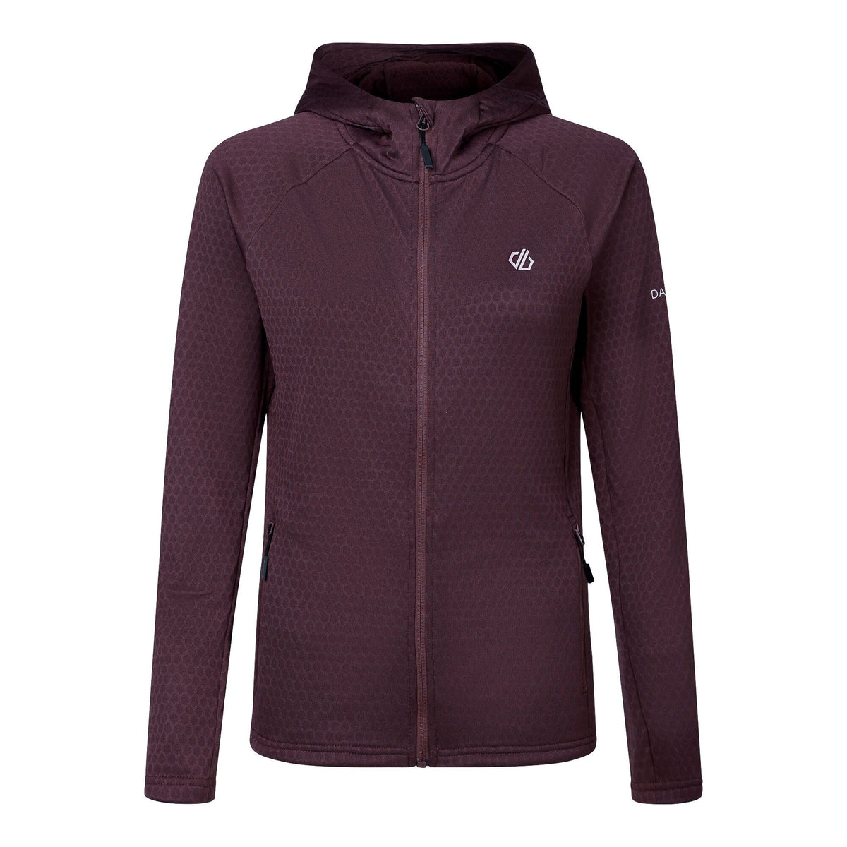 Huckleberry - Front - Dare 2B Womens-Ladies Ventura Stretch Hooded Midlayer