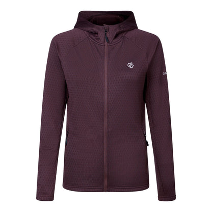 Huckleberry - Front - Dare 2B Womens-Ladies Ventura Stretch Hooded Midlayer