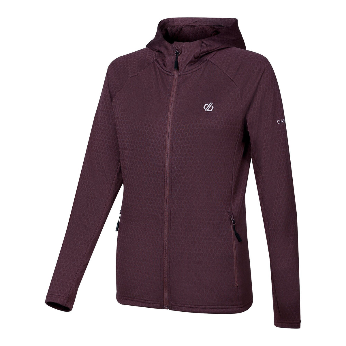 Huckleberry - Side - Dare 2B Womens-Ladies Ventura Stretch Hooded Midlayer