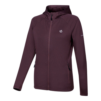 Huckleberry - Side - Dare 2B Womens-Ladies Ventura Stretch Hooded Midlayer
