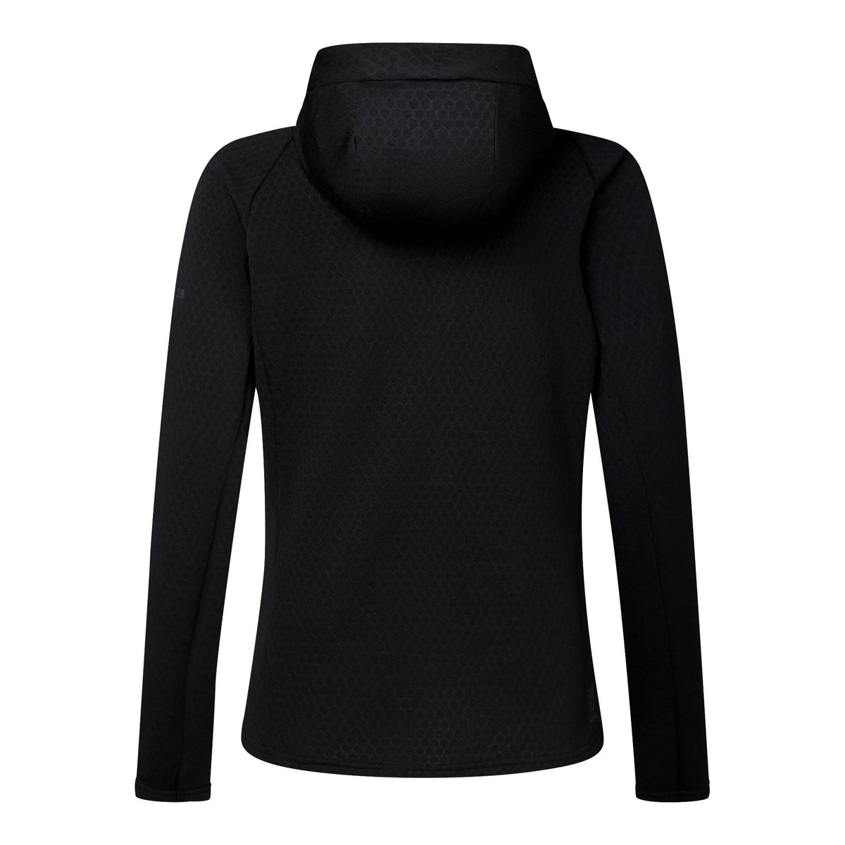 Black - Back - Dare 2B Womens-Ladies Ventura Stretch Hooded Midlayer