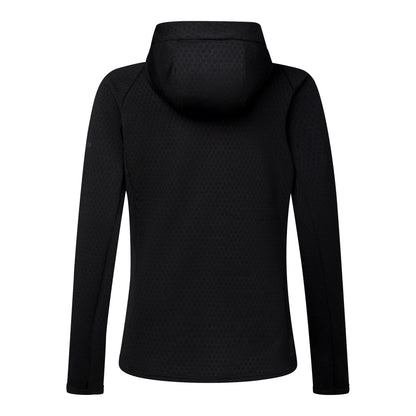 Black - Back - Dare 2B Womens-Ladies Ventura Stretch Hooded Midlayer