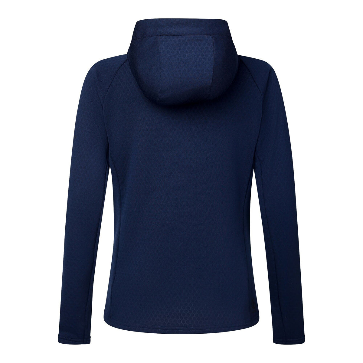 Navy - Back - Dare 2B Womens-Ladies Ventura Stretch Hooded Midlayer