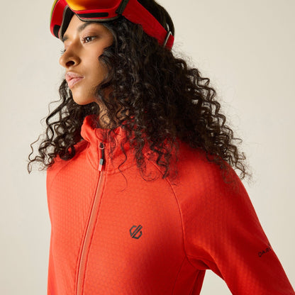 Grenadine - Pack Shot - Dare 2B Womens-Ladies Ventura Stretch Hooded Midlayer