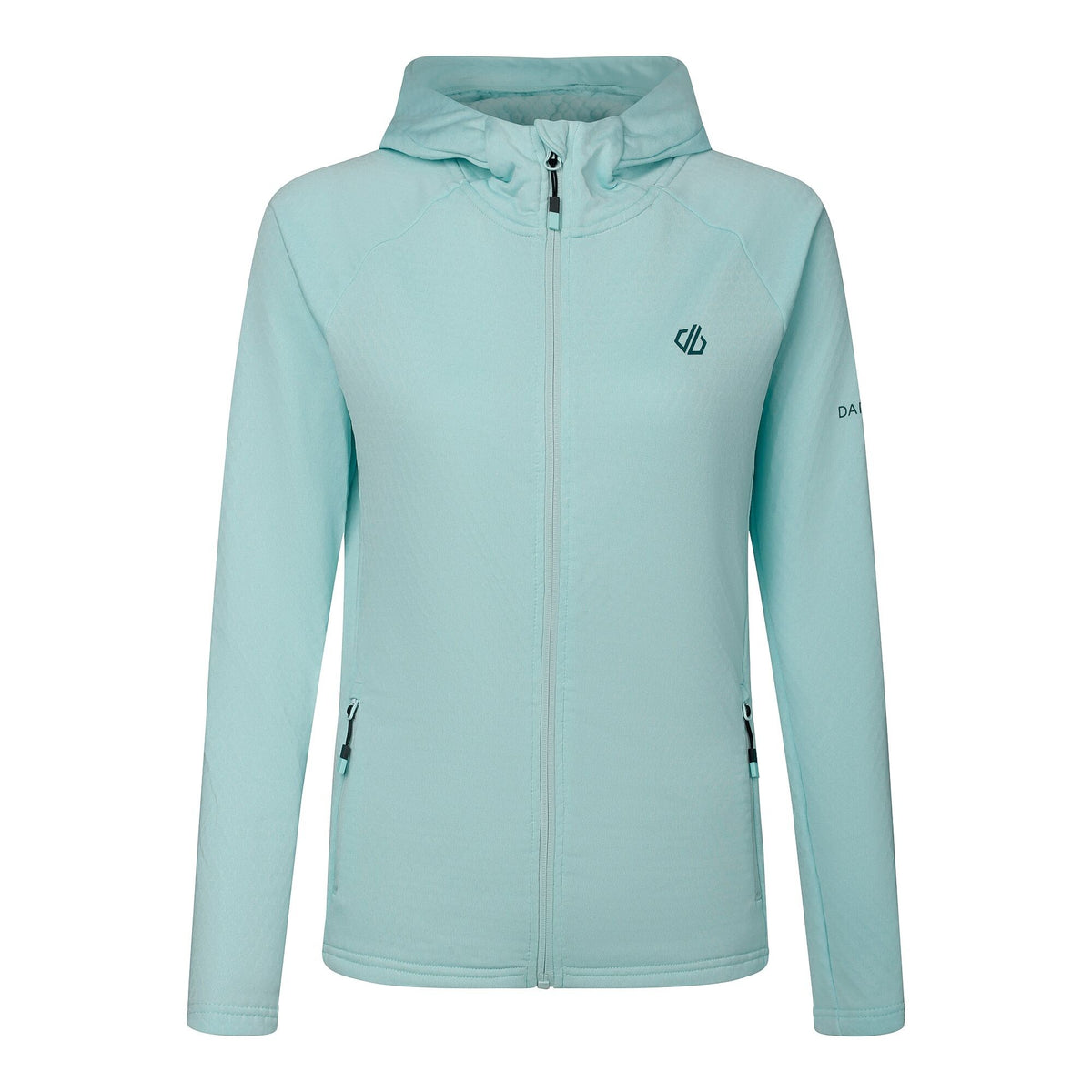 Water Ballet - Front - Dare 2B Womens-Ladies Ventura Stretch Hooded Midlayer