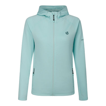 Water Ballet - Front - Dare 2B Womens-Ladies Ventura Stretch Hooded Midlayer