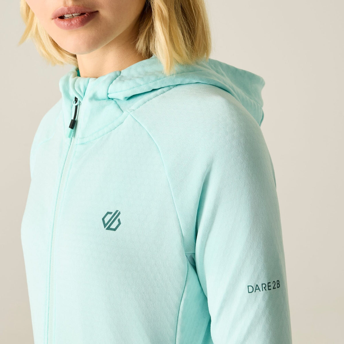 Water Ballet - Pack Shot - Dare 2B Womens-Ladies Ventura Stretch Hooded Midlayer