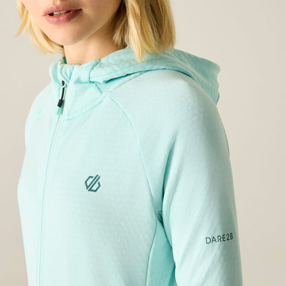 Water Ballet - Pack Shot - Dare 2B Womens-Ladies Ventura Stretch Hooded Midlayer