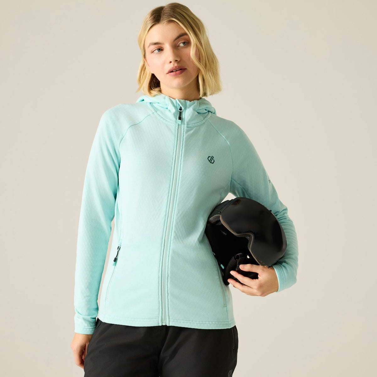 Water Ballet - Close up - Dare 2B Womens-Ladies Ventura Stretch Hooded Midlayer