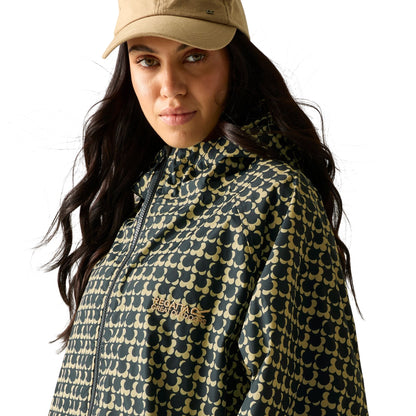 Navy - Side - Regatta Womens-Ladies Orla Kiely Eclipse Robe