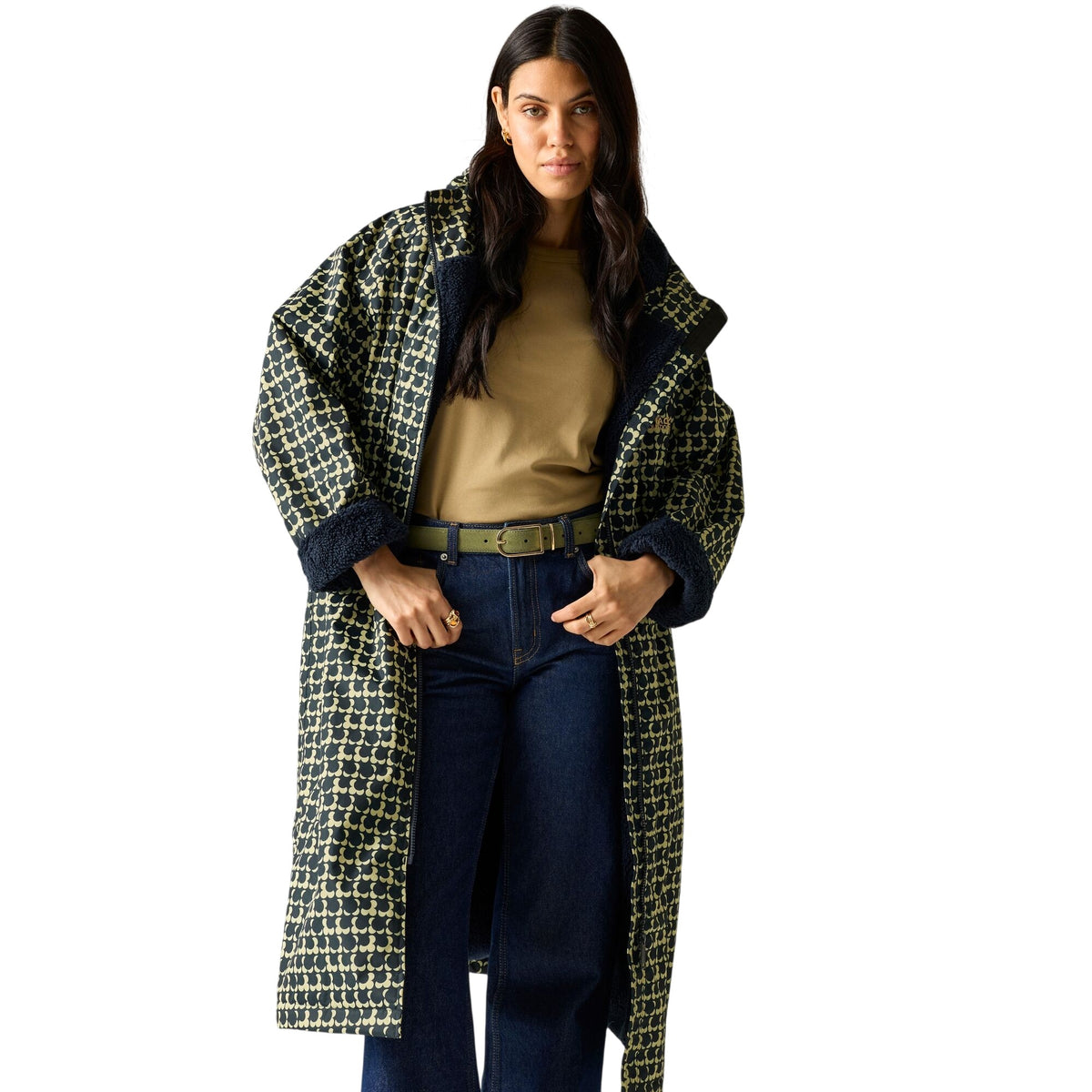 Navy - Lifestyle - Regatta Womens-Ladies Orla Kiely Eclipse Robe