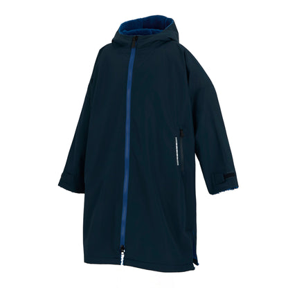 Navy-New Royal - Side - Regatta Professional Childrens-Kids Pro Changing Robe