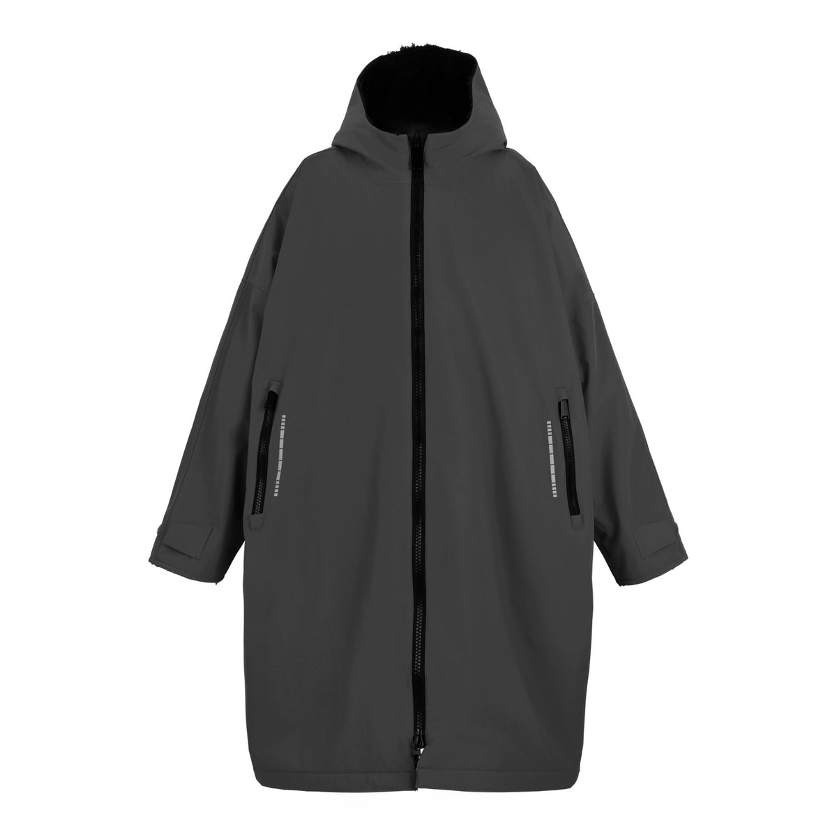 Slate Grey-Black - Front - Regatta Professional Childrens-Kids Pro Changing Robe