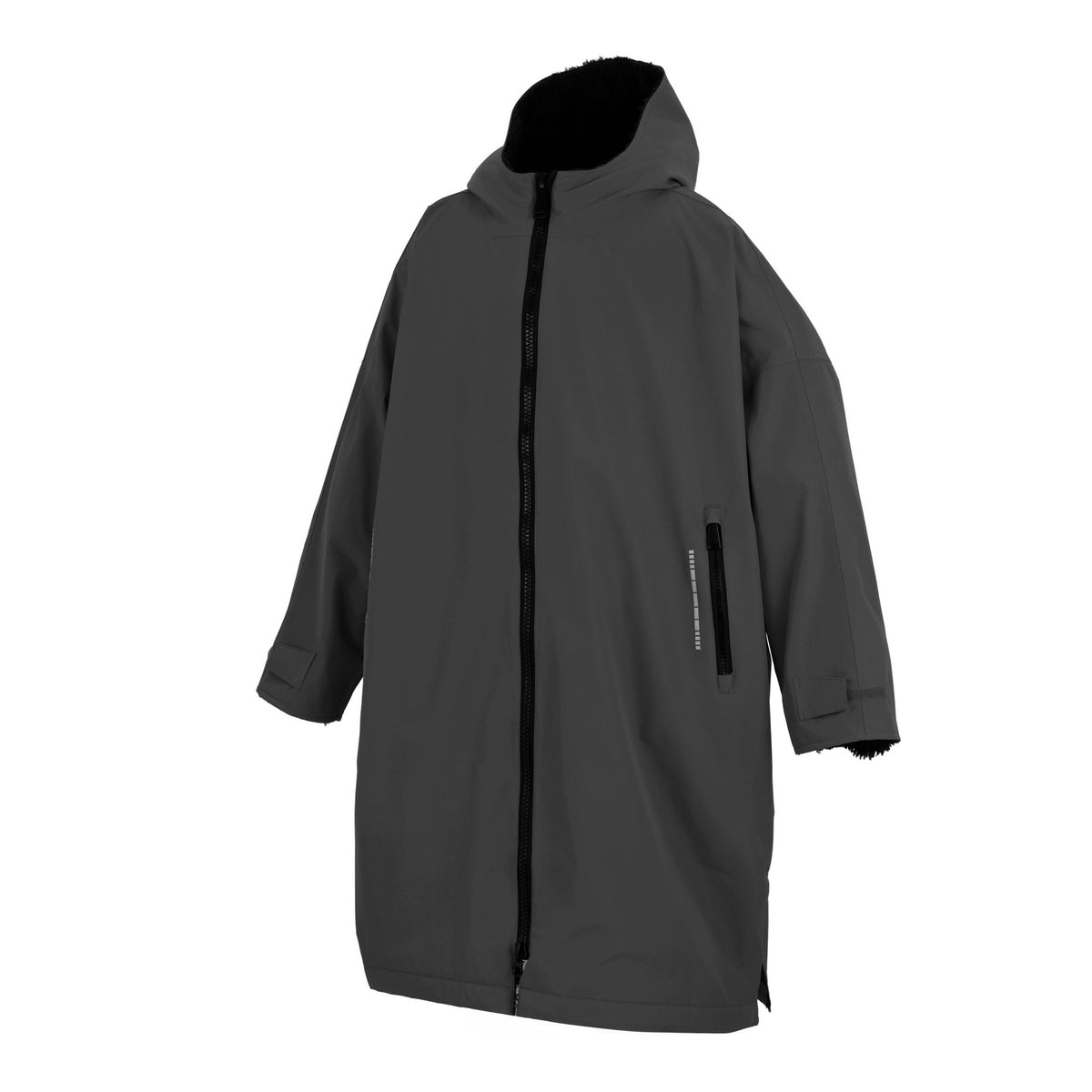 Slate Grey-Black - Side - Regatta Professional Childrens-Kids Pro Changing Robe