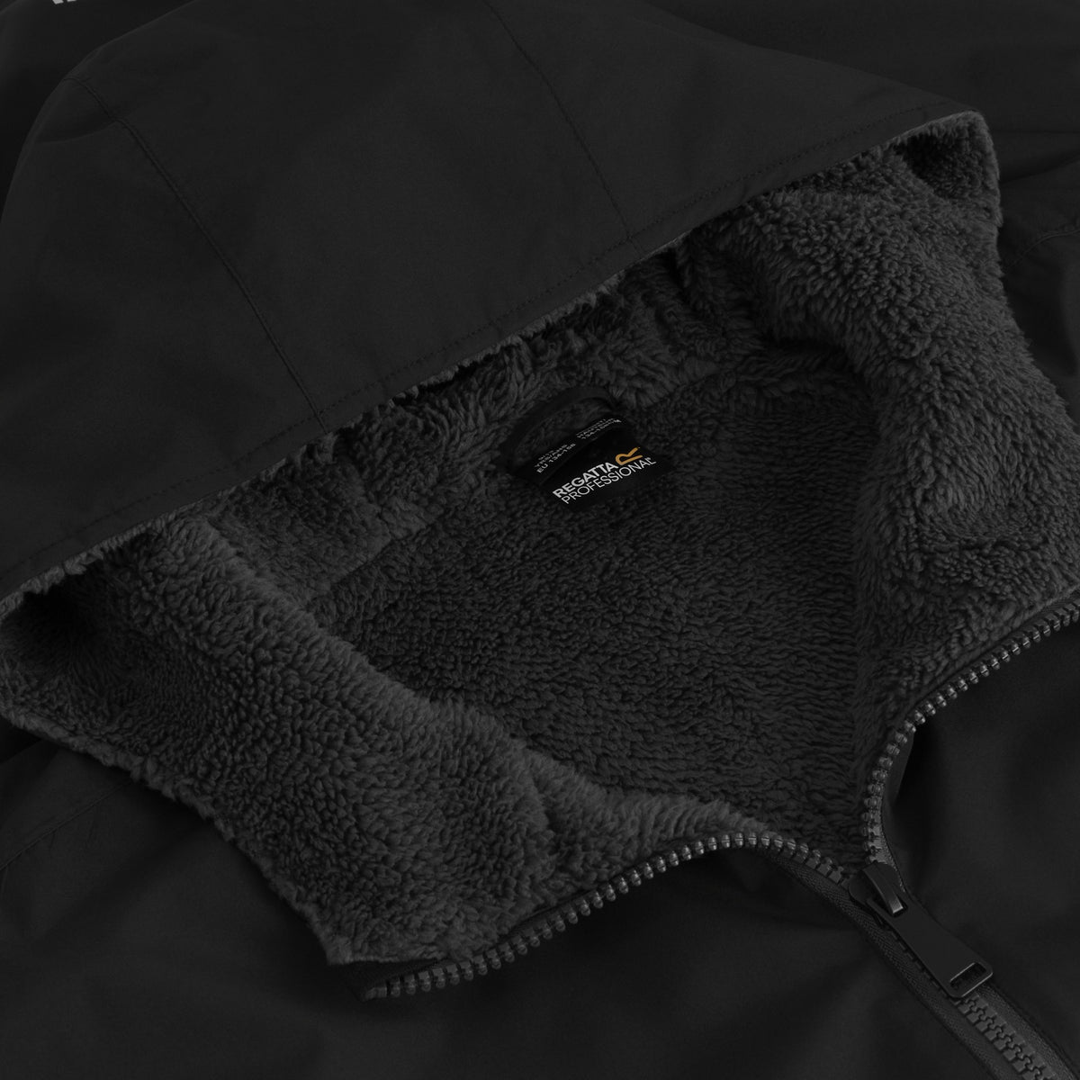 Black-Slate Grey - Pack Shot - Regatta Professional Childrens-Kids Pro Changing Robe