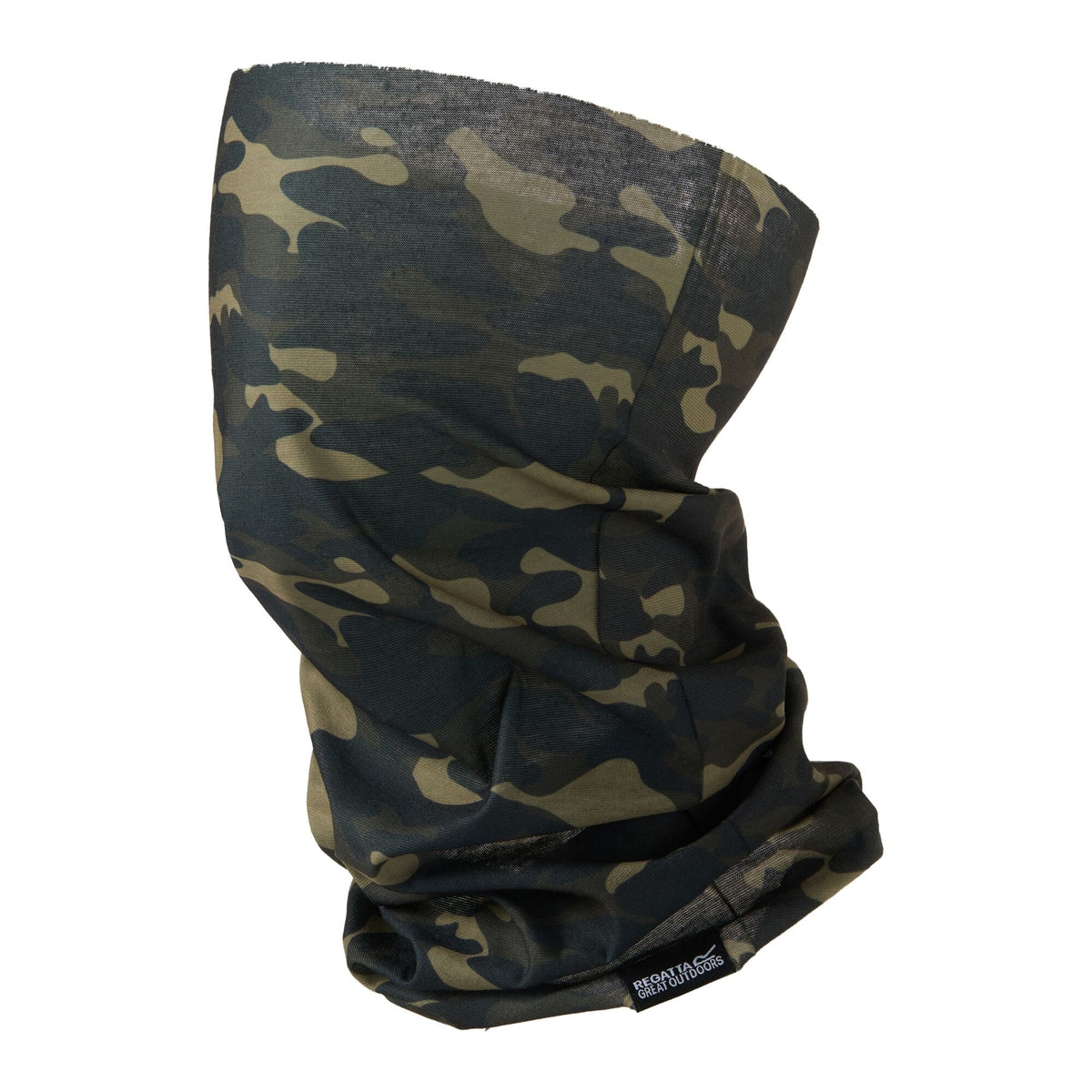 Dark Khaki - Back - Regatta Childrens-Kids Camo Neck Tube