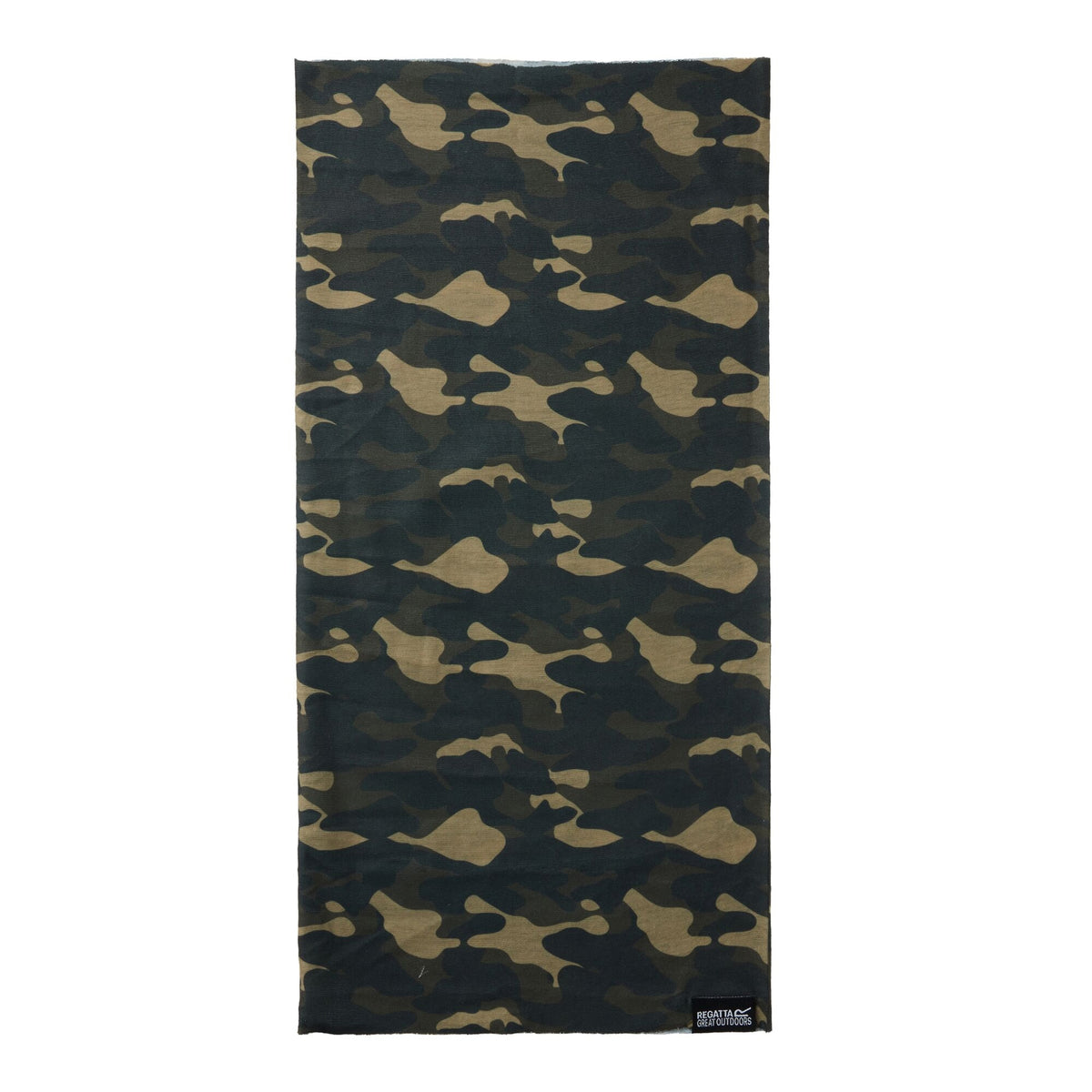 Dark Khaki - Front - Regatta Childrens-Kids Camo Neck Tube