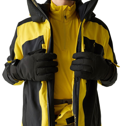 Black - Close up - Dare 2B Mens Pinnacle II Ski Gloves