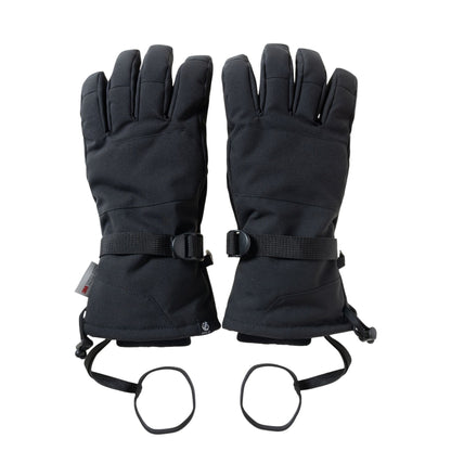 Black - Front - Dare 2B Mens Pinnacle II Ski Gloves