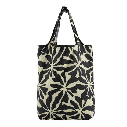 Black-Light Vanilla - Back - Regatta Abstract Floral Tote Bag