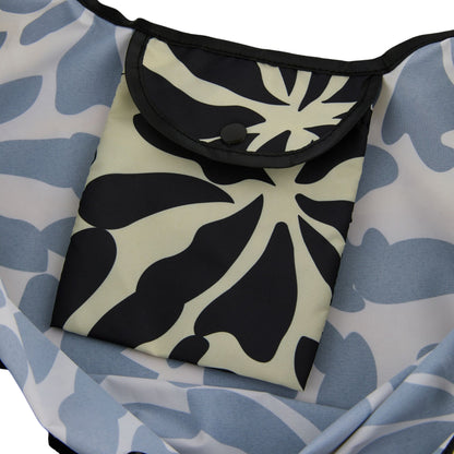 Black-Light Vanilla - Side - Regatta Abstract Floral Tote Bag