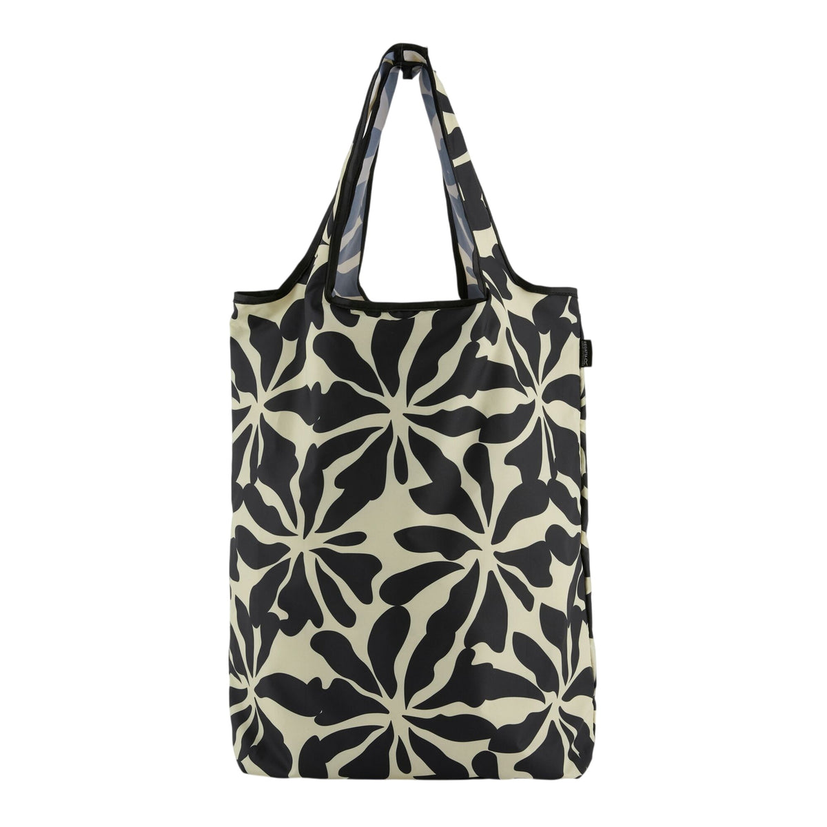 Black-Light Vanilla - Front - Regatta Abstract Floral Tote Bag