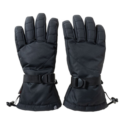 Black - Front - Dare 2B Womens-Ladies Dash Ski Gloves