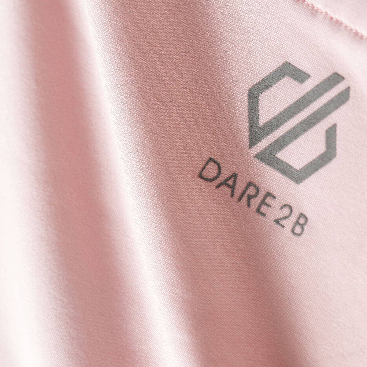 Pink Haze - Side - Dare 2B Childrens-Kids Frequent Logo Stretch Neck Gaiter
