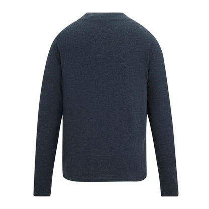 Navy - Back - Regatta Mens Maylow Outdoors Long-Sleeved T-Shirt