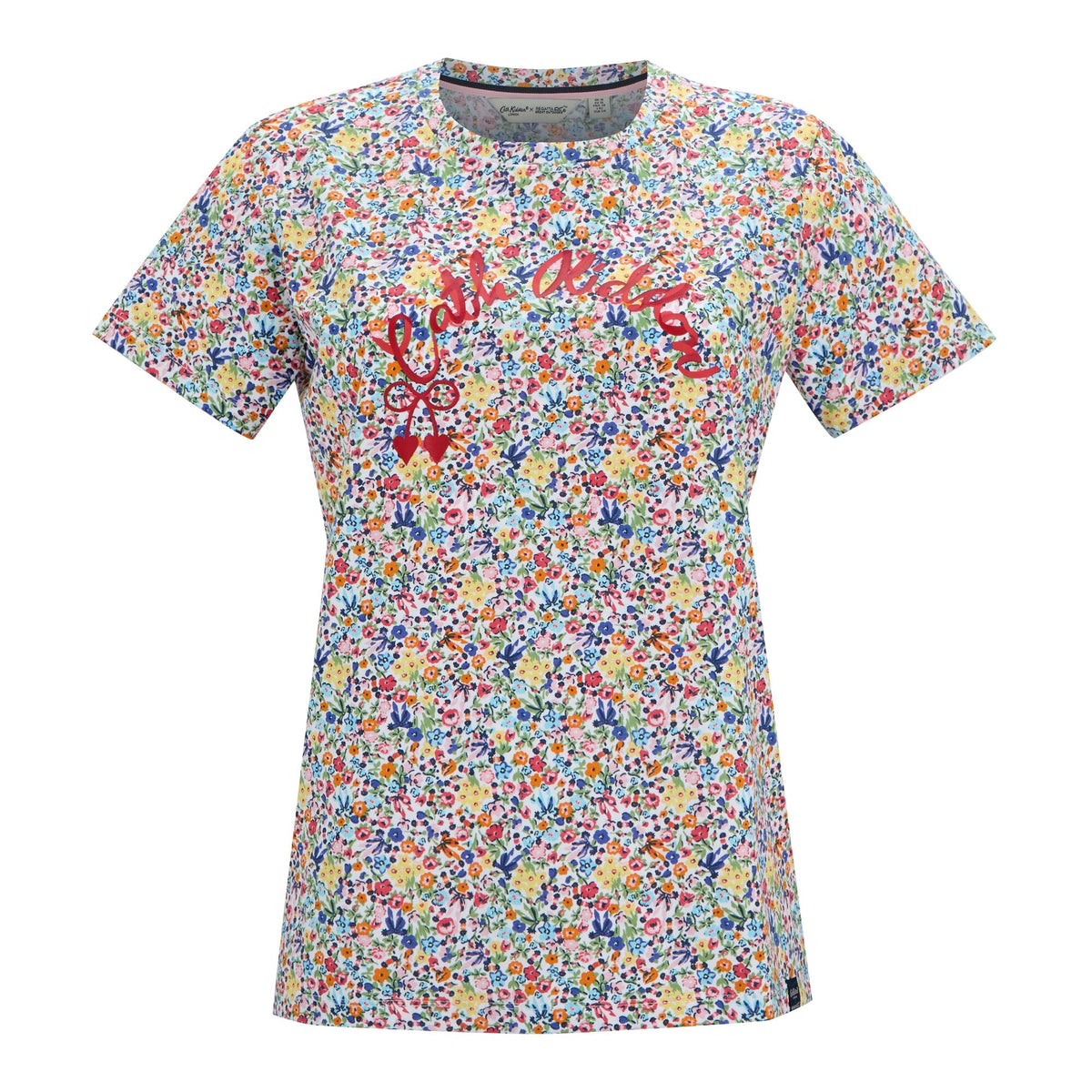 Cream Harmony - Front - Regatta Womens-Ladies Cath Kidston Ditsy Floral T-Shirt