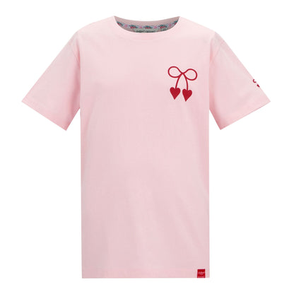Pink - Front - Regatta Girls Cath Kidston Puppy Floral T-Shirt