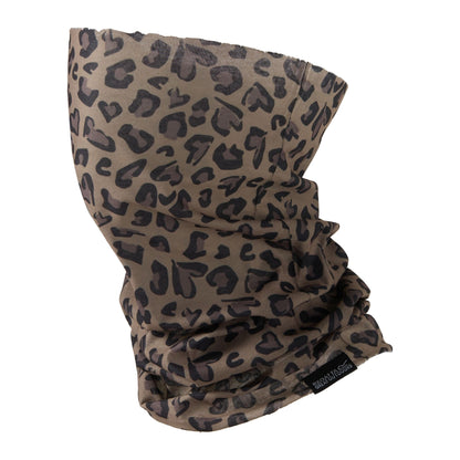 Mocha - Back - Regatta Childrens-Kids Multitube II Leopard Print Snood