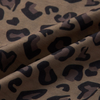 Mocha - Side - Regatta Childrens-Kids Multitube II Leopard Print Snood