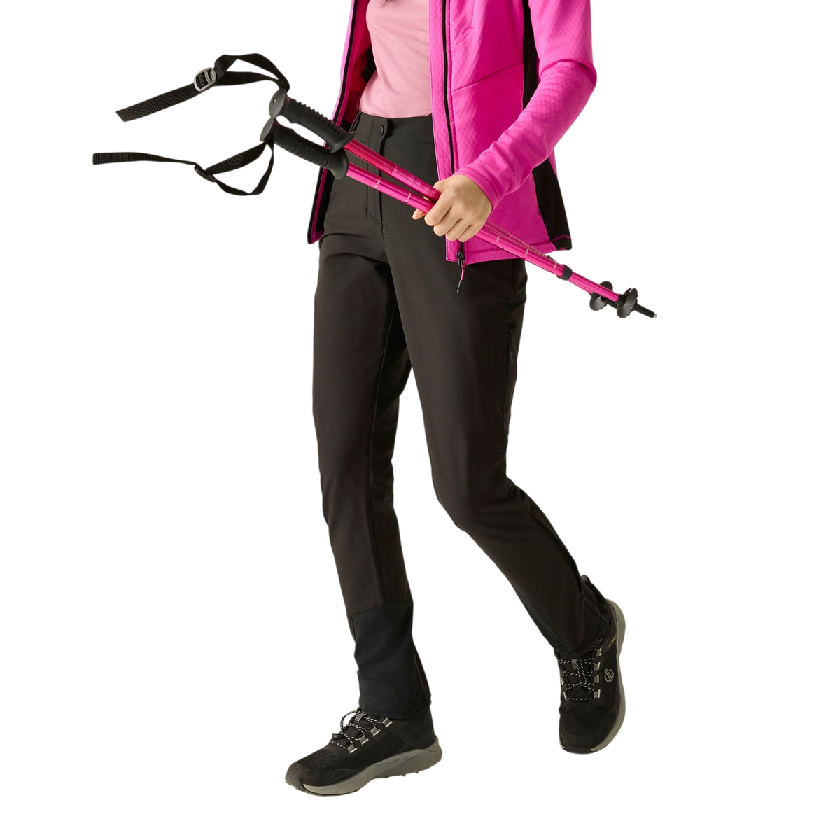 Black - Pack Shot - Dare 2B Womens-Ladies Peak Hiking Trousers
