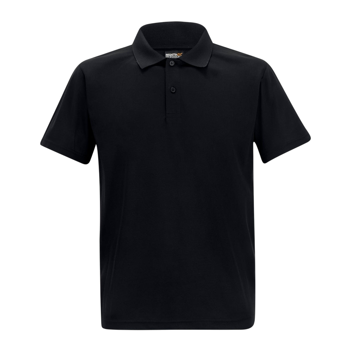 Black - Front - Regatta Professional Mens Pique Polo Shirt