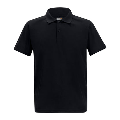Black - Front - Regatta Professional Mens Pique Polo Shirt