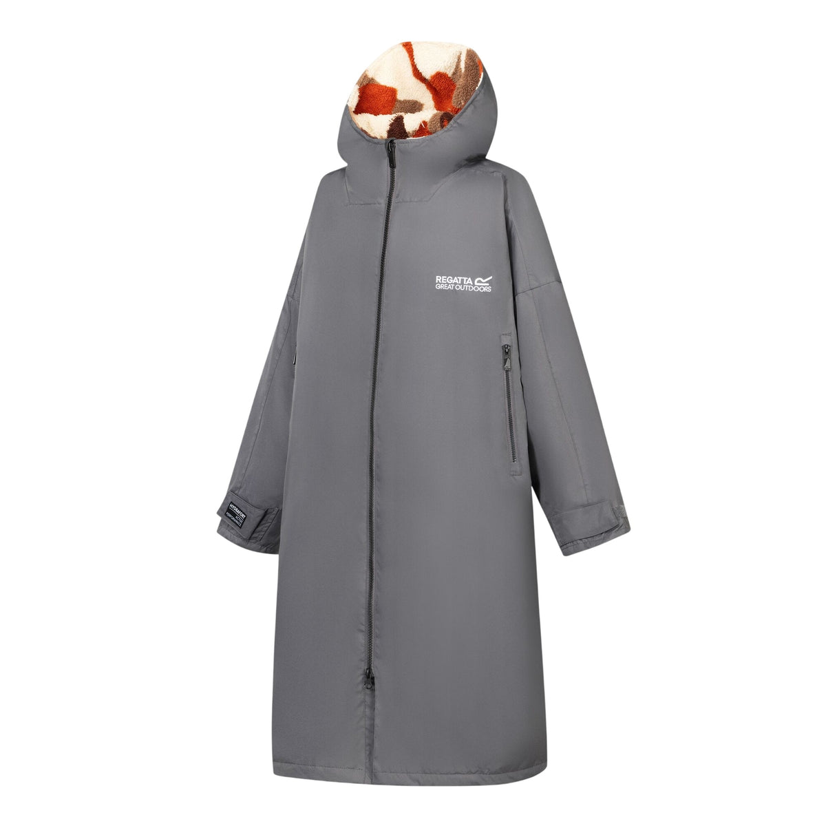 Iron - Side - Regatta Unisex Adult Abstract Mountain Waterproof Changing Robe