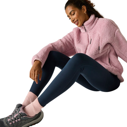 Navy - Close up - Regatta Womens-Ladies Outdoor Comfort Leggings