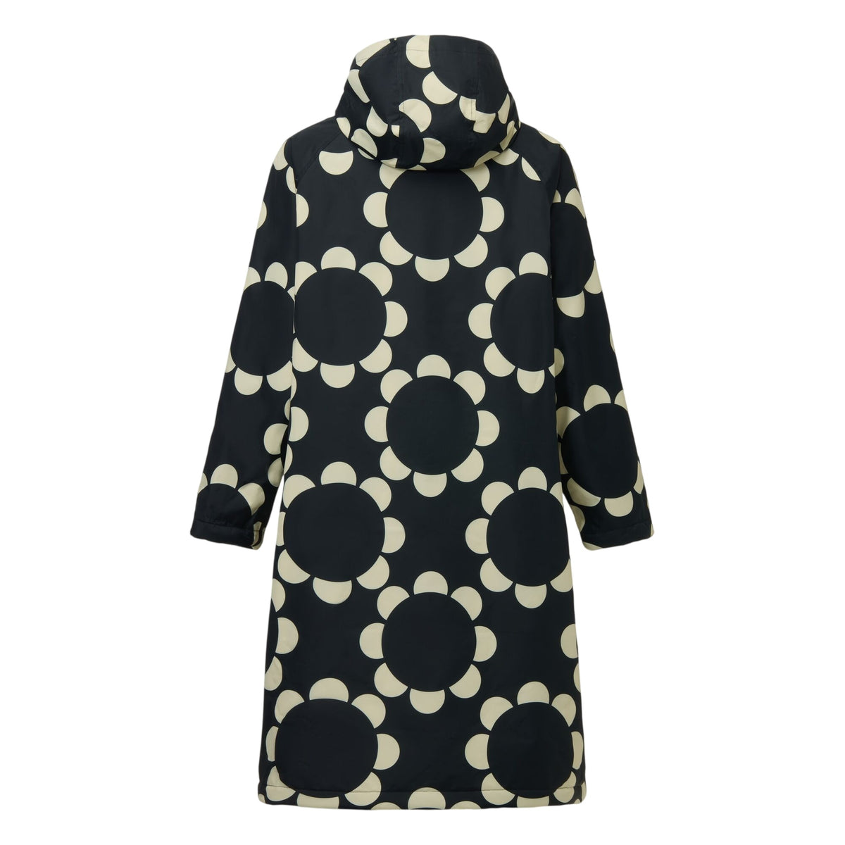 Black - Back - Regatta Womens-Ladies Orla Kiely Daisy Hoop Changing Robe
